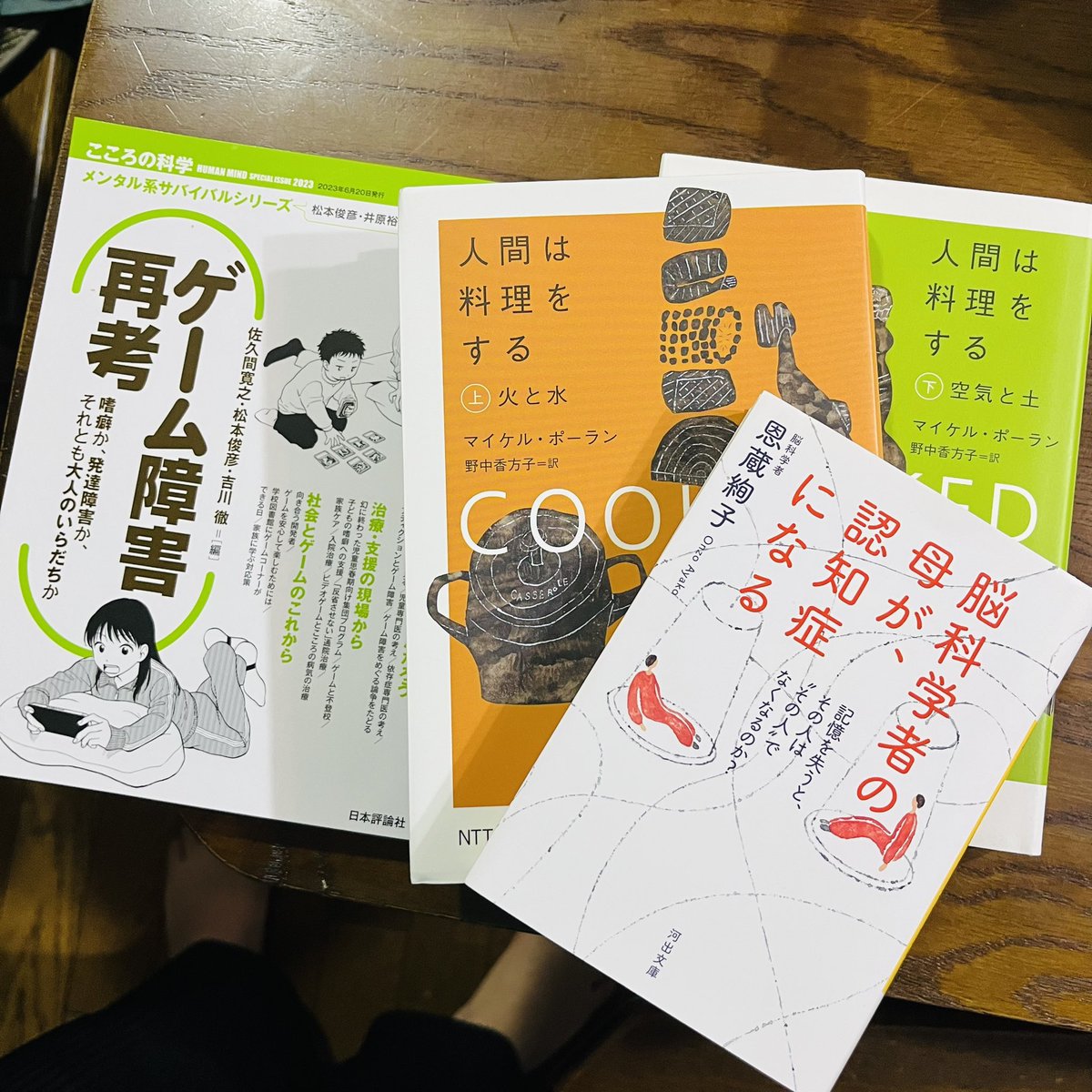 前に図書館で借りて良かったから買ったりTLで見かけて面白そうだから買ったりして読む時間ないやつが積もってゆく…