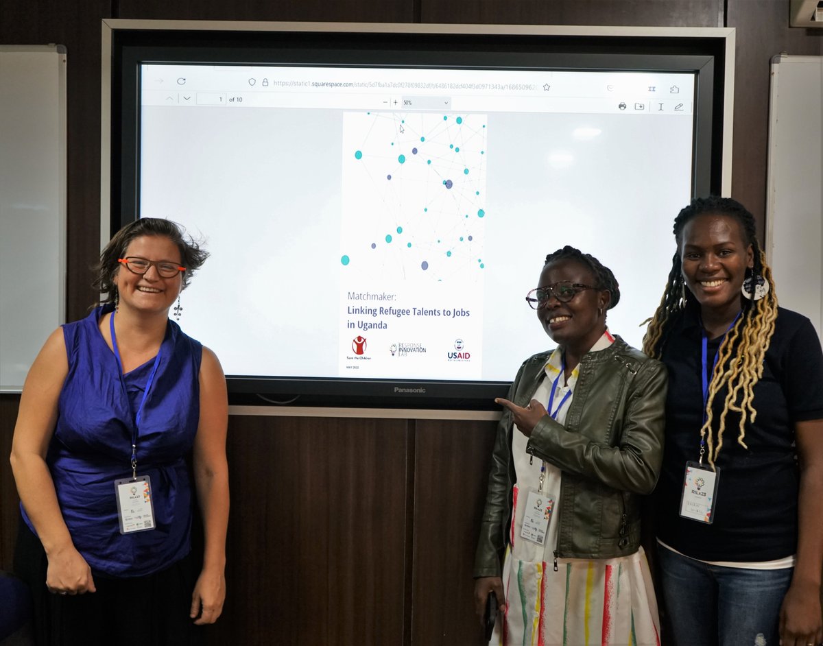 At the on-going <a href="/R_I_Labs/">Response Innovation Labs</a> #RILx23 workshop the #Uganda lab launched its Linking Refugee Talents to #Jobs Matchmaker Solutions Pack. 

Thanks to the <a href="/USAIDUganda/">USAID Uganda</a> funded Uthabiti Activity led by <a href="/savechildrenug/">Save the Children Uganda</a> for the interesting challenge! 

Read here: lnkd.in/dCfSHw3H