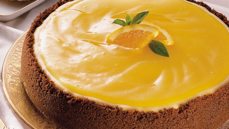 Love orange? Love cheesecake? We got you! #ZingyChocolateOrangeCheesecake #CitrusDelight #DessertLovers bit.ly/436NQd2