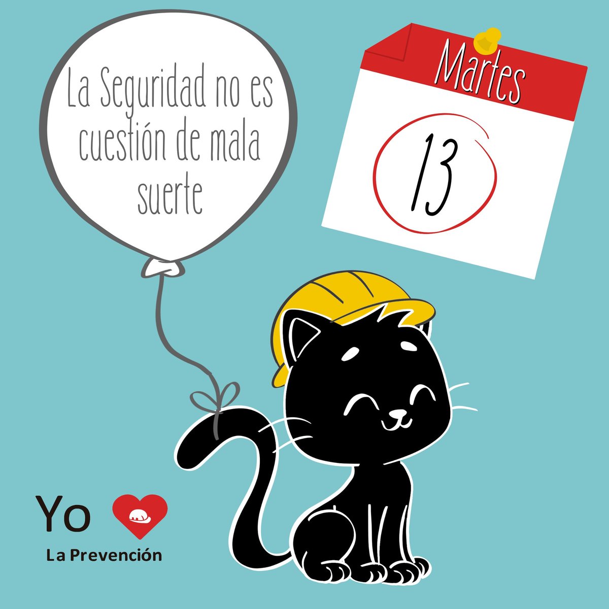 A propósito del martes 13: En las culturas de seguridad robustas, los trabajadores no creen que los accidentes son causados por el azar o la mala suerte. 
#CulturadeSeguridad #CulturaPreventiva #SeguridadySaludEnElTrabajo #SeguridadIndustrial  #LudoPrevencion #EHS #HSE #HSEQ