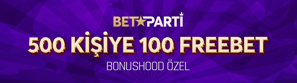 BETPARTİ / PARTİ VAKTİ! 500 KİŞİYE 100 TL FREEBET HEDİYE

ŞART YOK KATIL VE KAZAN 

l24.im/Ab5KJ