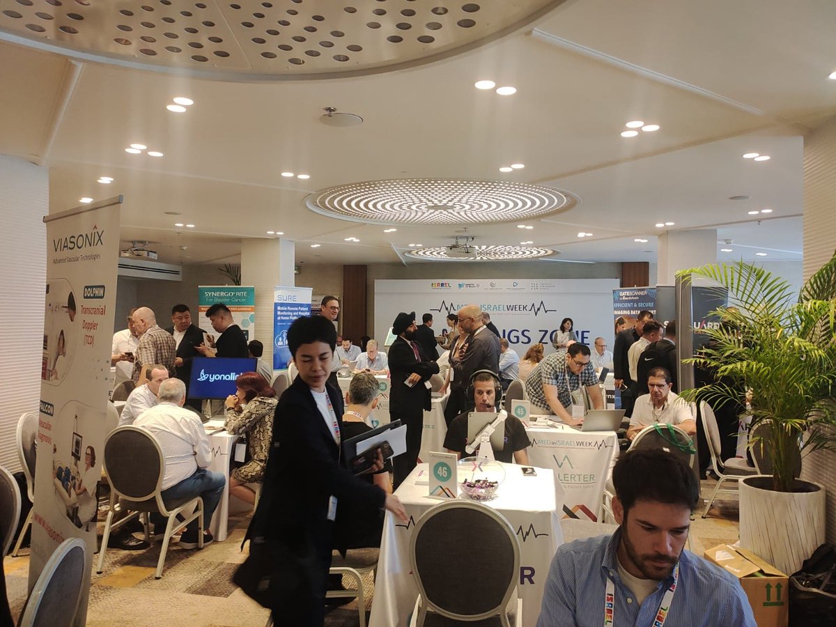 As part of the pursuit of innovation & medical excellency, #Israel is hosting the #MEDinIsrael event in Tel Aviv. Participants from all across the world are taking part, including Türkiye. 🇹🇷🇮🇱

The panels, networking opportunities and B2B meetings are an invaluable experience.