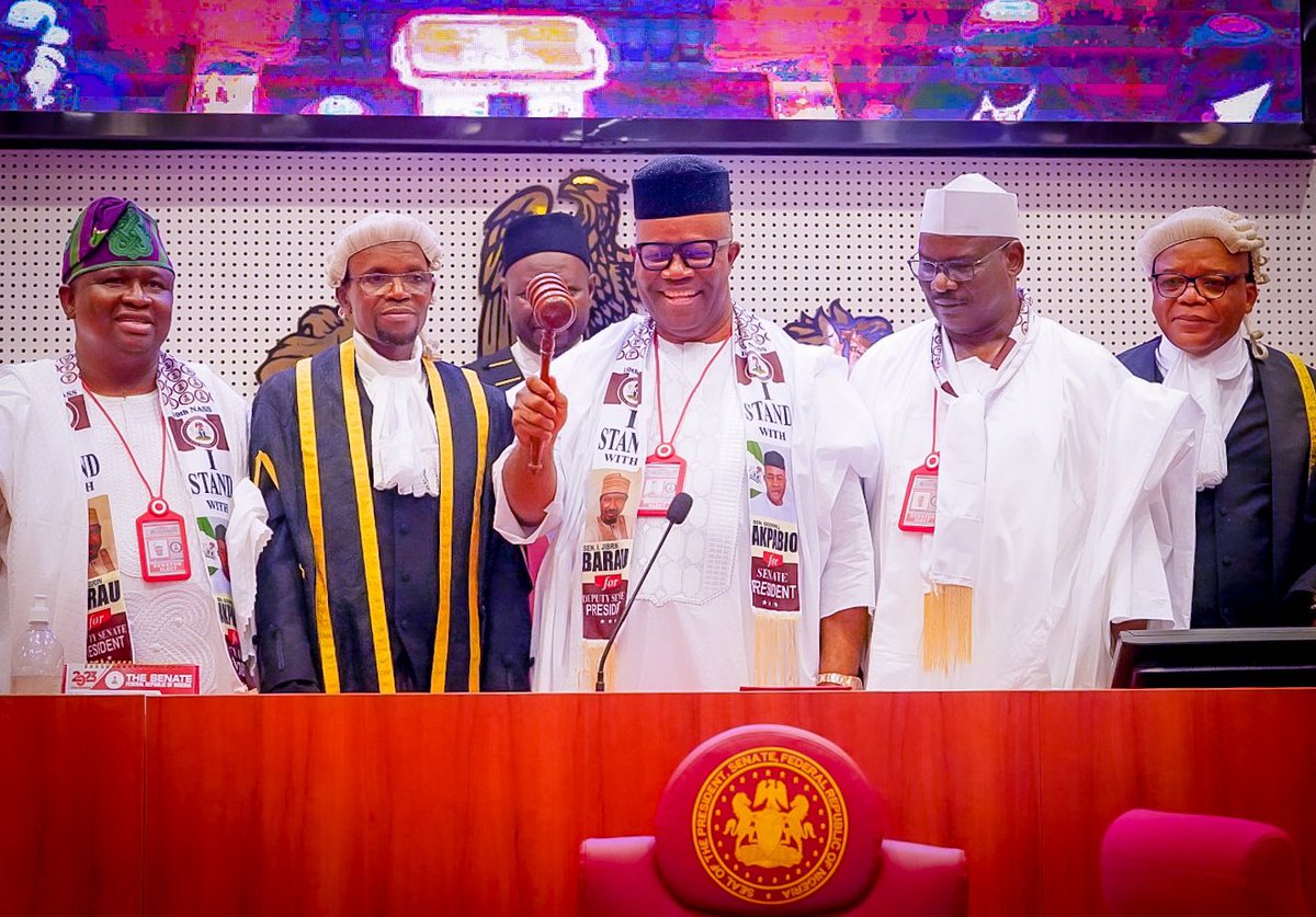 Hearty congratulations to the 10th Senate President of the Federal Republic of Nigeria, Senator (Dr) Godswill Akpabio. 

His vast experience and dedication to public service make him a worthy leader for this crucial role. Nigeria's legislative landscape will undoubtedly benefit