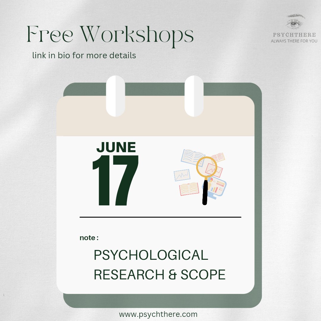 PsychThere's tweet photo. 📆 Mark your calendars! We're thrilled to announce our upcoming workshop schedule, packed with valuable insights and practical knowledge to empower you. Don't miss out on these engaging and interactive sessions designed to enhance your skills and knowledge. https://t.co/DdMU3Kdkf4