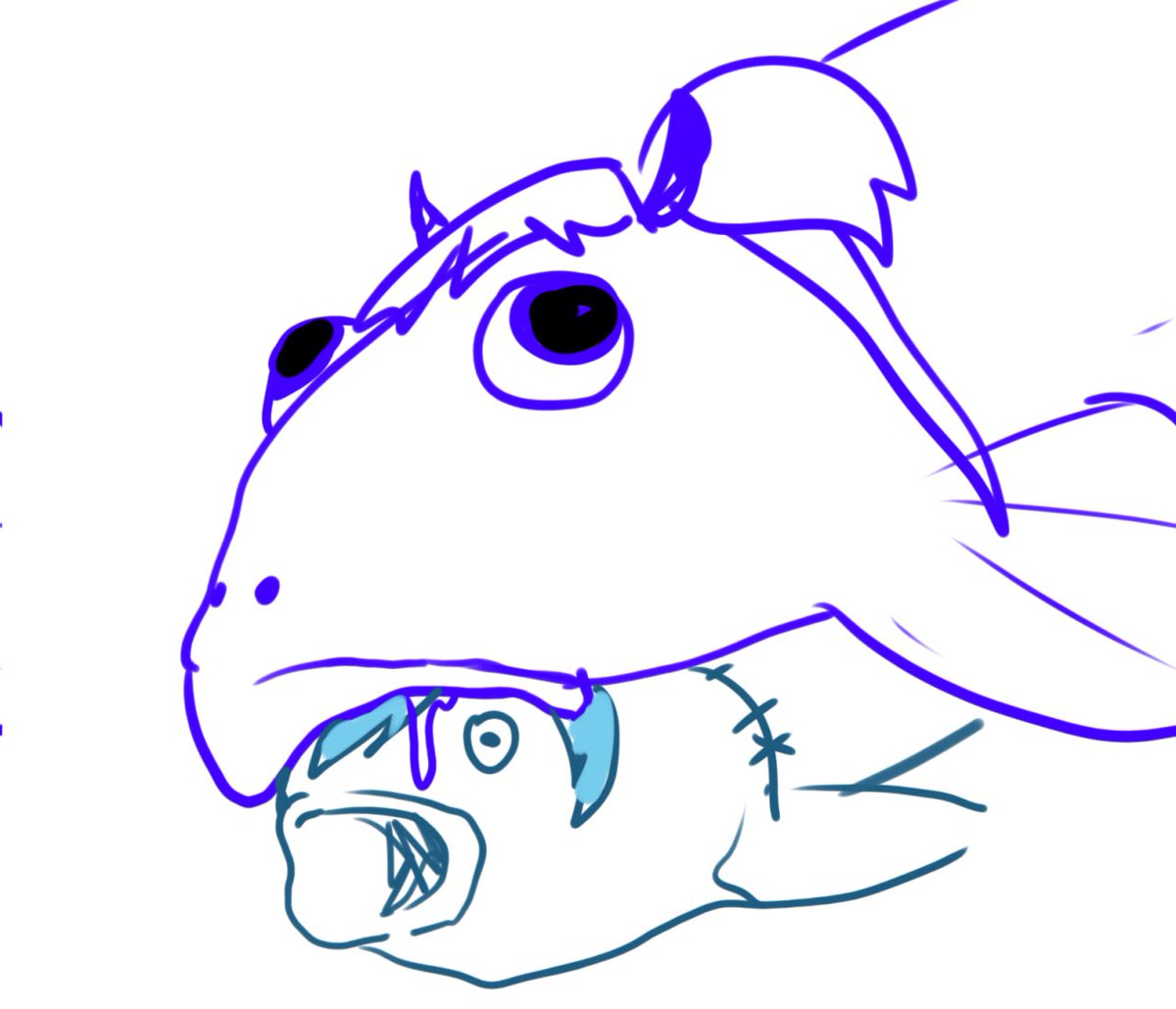 FrankeyDr's tweet image. Holy shit 😳 my dream is complete.
Thanks Ñemmy 💜😳
#Vtubers #Docart #グールillust