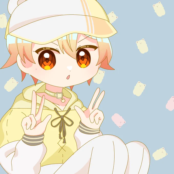 遅くなりました 描かせていただきましたー!!アイスベア、かわいい…