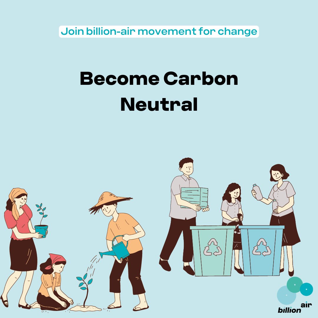 The #billionair movement for change is a collective effort to reduce the impact of carbon emissions on our planet. Through this initiative, we aim to inspire individuals and organisations to take action towards reducing their #carbonfootprint.

Learn more👉buff.ly/3m9CKDZ