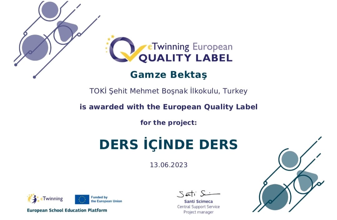 E twinning Avrupa Kalite Ödülü alan Gamze Bektaş hocamızı tebrik ediyorum. 
<a href="/mehmetalikatip1/">Mehmet Ali KATİPOĞLU 🇹🇷</a> 
<a href="/MOgretmen55/">MURAT ÖĞRETMEN55</a> 
<a href="/osmancakir60/">OsmanÇAKIR</a> 
<a href="/bafrakaymakam/">Bafra Kaymakamlığı</a> 
<a href="/CevdetErturkmen/">Cevdet Ertürkmen</a>
