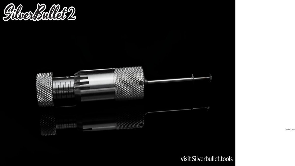 silverbulletool's tweet photo. 🎉Celebrating the arrival of the unstoppable, the unbeatable, the ultimate - SilverBullet 2! Get ready to leave all locks behind!
visit: https://t.co/FsAH89NYQB
#lockpicking #locksport #locksportcommunity #locksmith #openlock #silverbullet2 https://t.co/vs9d1Esekt
