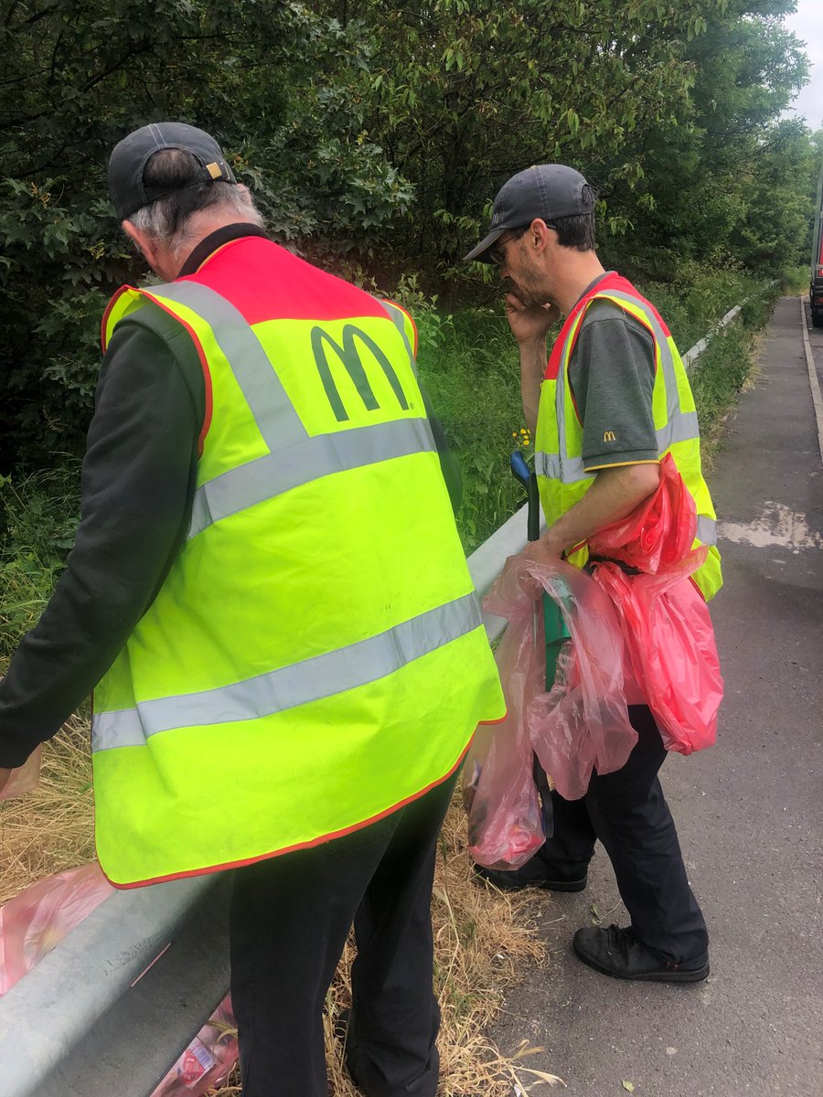 Well done to our <a href="/RonaldsRangers/">Ronald's Rangers</a>  from Ashby-de-la-Zouch on teaming up with North Leicestershire Litter Wombles and Martin Cooper of the Lib Dems, last week in a litter pick resulting in over 35 bags worth of rubbish.