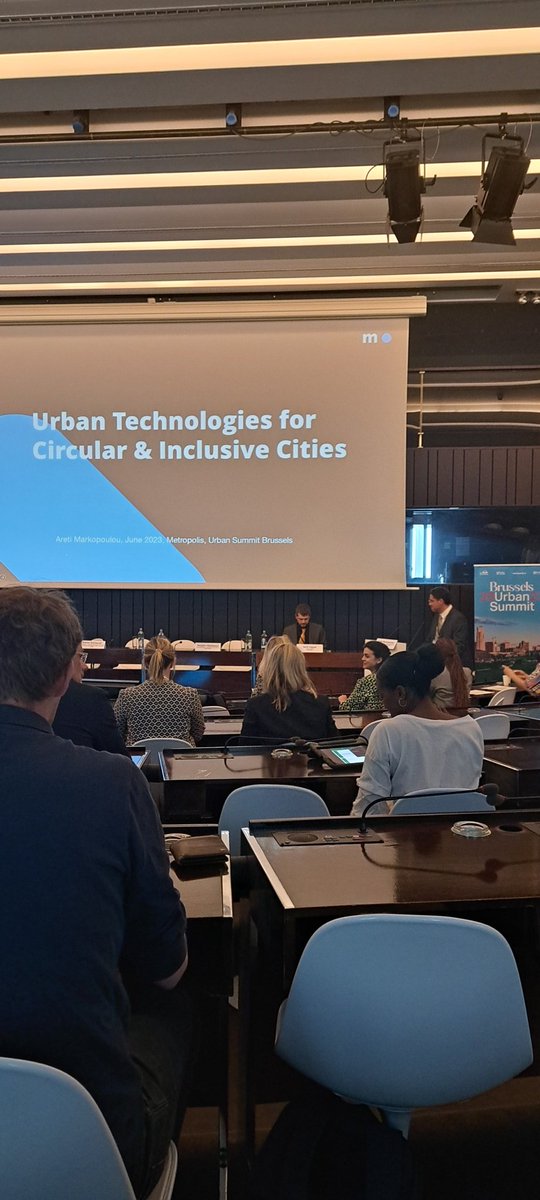 Urban Technologies for Circular & Inclusive Cities at @BUS_2023 #bus2023 as @ThomasMoreBE with @metropolis_org @EUROCITIES @METREXnow @brusselsint @ceio_brussels and many others