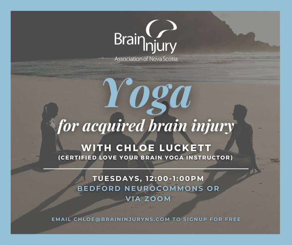 Previous participants report improvements in anxiety, depression, and sleep. Join Chloe in person or virtually every Tuesday from 12-1 PM! There is NO COST to participate; email info@braininjuryns.com for more information or the Zoom link #BrainInjuryAwarenessMonth #BIAM