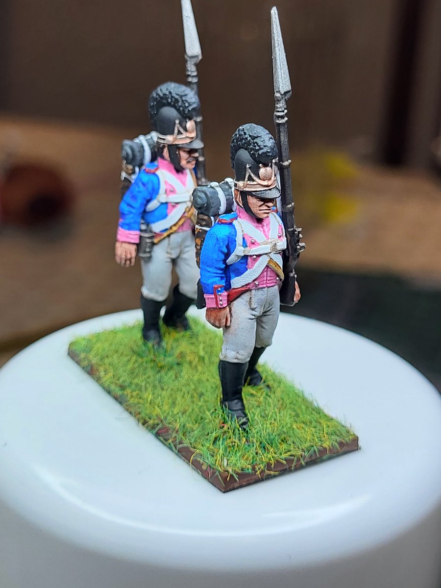 Ahhhh...Victrix Bavarians! Not many to go now, I love the vibrancy of the uniforms, and the kit is very versatile. #napoleonics #wargaming <a href="/AtVictrix/">Victrix Miniatures</a>