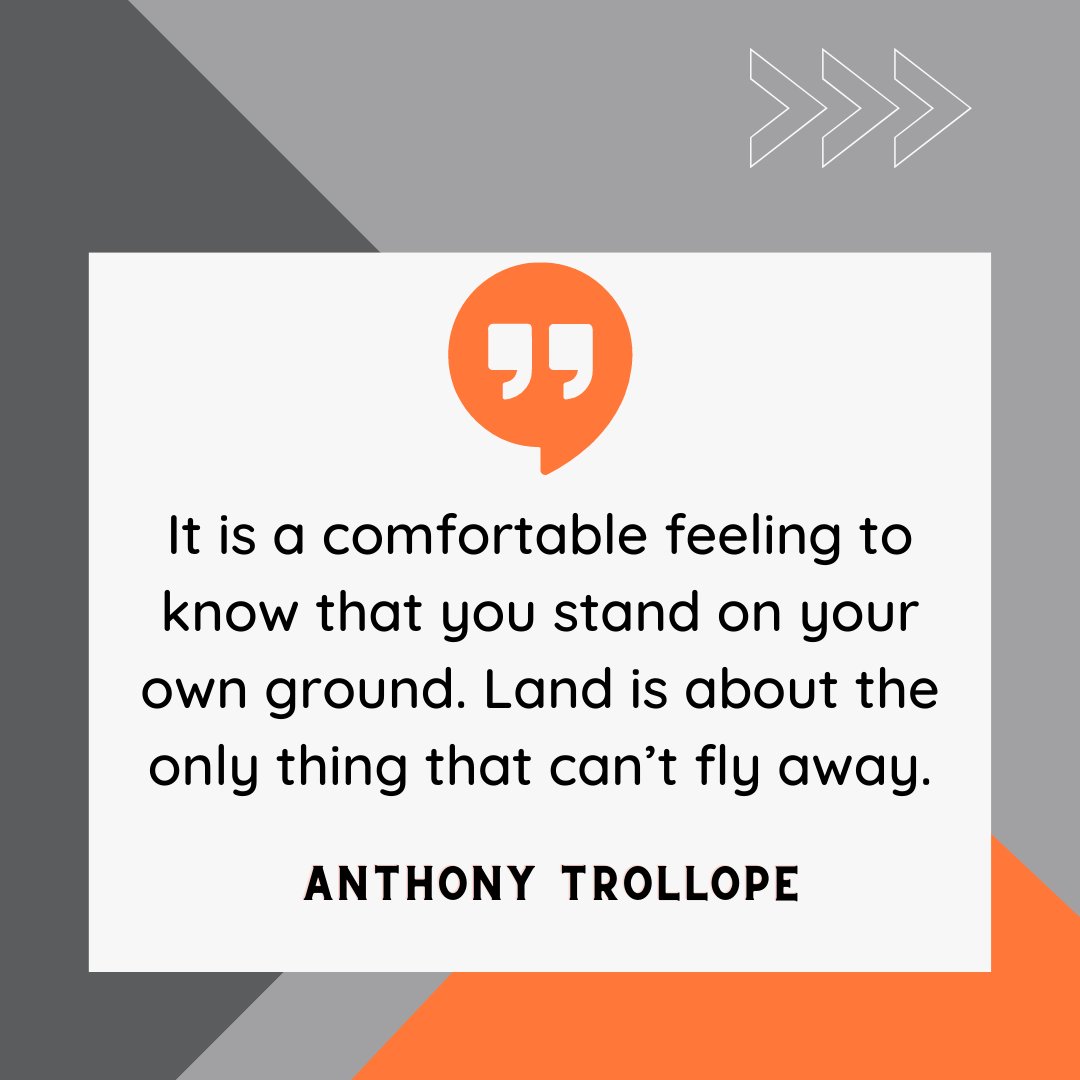 Find solace and stability in owning your own piece of land. Grounded in security, rooted in independence. 

#PassionDriven #NeverGiveUp
#WiseWords #realestate