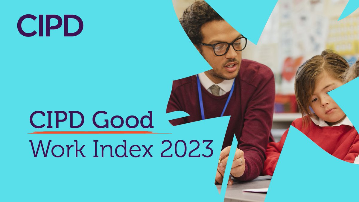 Our annual benchmark of good work in the UK has been released today, suggesting a negative shift in how people think about and value their work. 

Our CIPD #GoodWorkIndex research can help to inform policy and practice.

Learn more 👉 ow.ly/RUfH50OMHCG 

#CIPDGoodWork