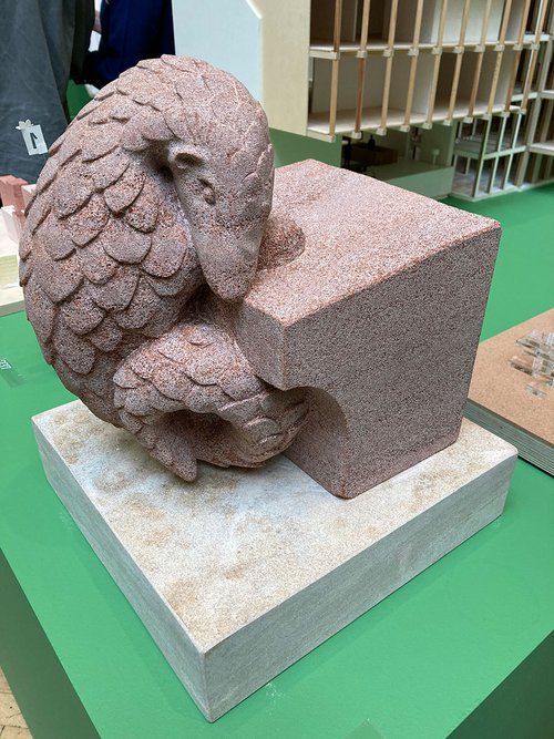 Sketches and material samples join meticulous drawings and models alongside ceramics, textiles – and a Pangolin Grotesque ­– in Peter Barber’s architecture room at the RA Summer Show ow.ly/P65G50OJF8o #ribajreview