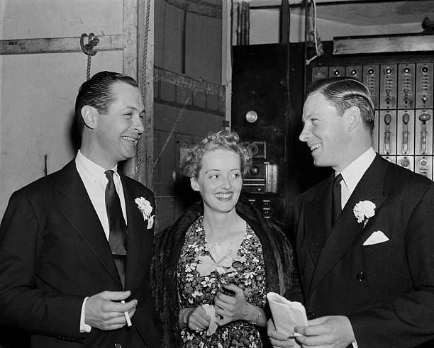 Robert Montgomery, Bette Davis, and George Murphy circa 1940 #DailyBette