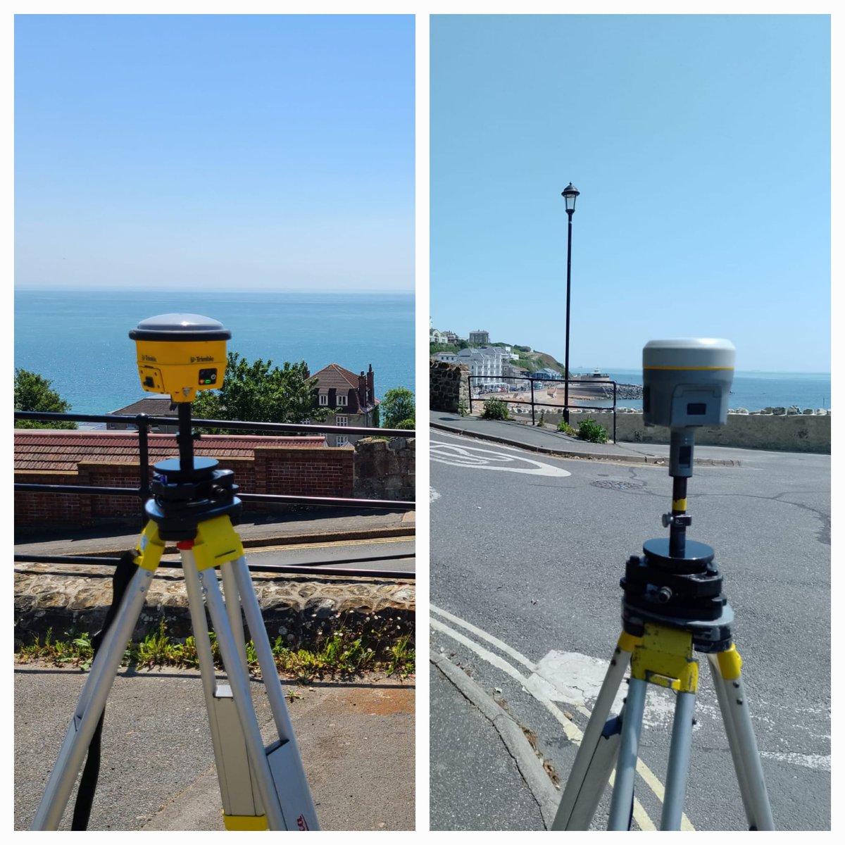 Our team are currently out in Ventnor on the Isle of Wight undertaking the annual static cliff survey of the area ☀️ #coastalmonitoring #surveying #NNRCMP