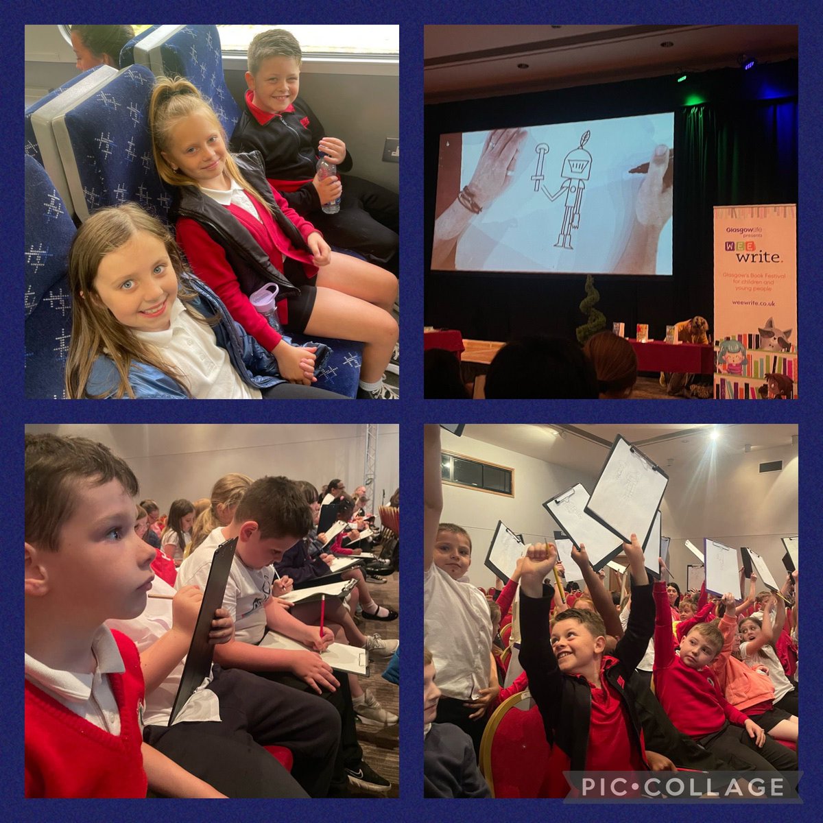 AultmoreParkPri's tweet image. P4/3 loved their trip last week to @AyeWrite!  Thank you @brothersmcleod they had a fab time listening to your stories and drawing along. 📖 ✍️ #weewrite