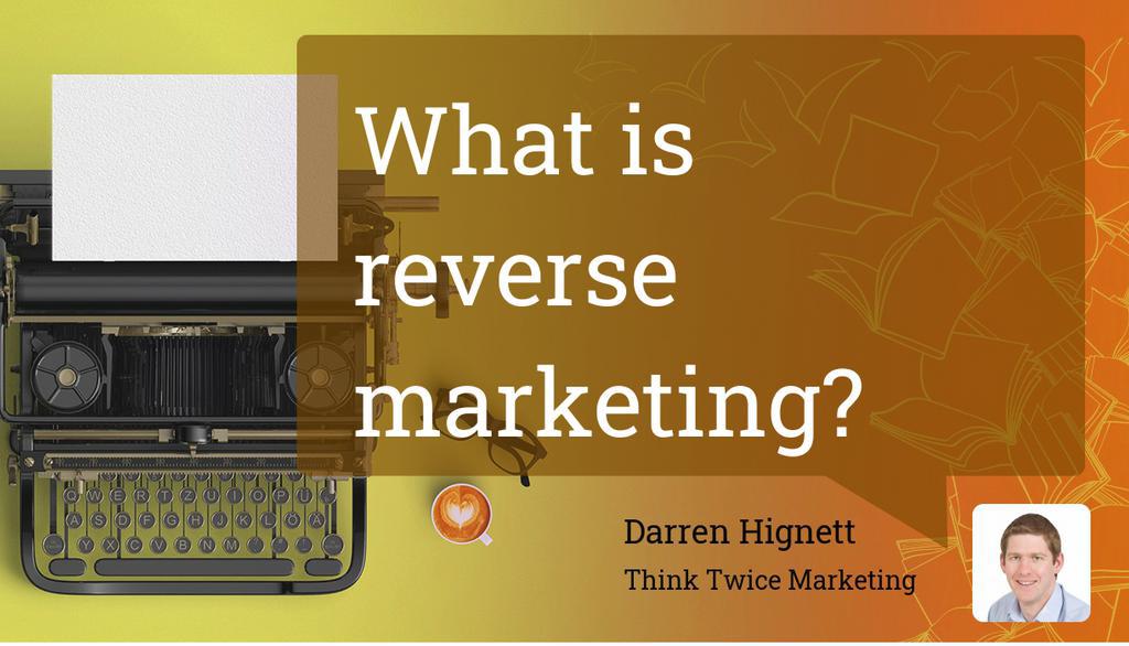 To achieve sales and marketing success, a blend of reverse marketing and traditional or normal marketing is needed.

Read more 👉 lttr.ai/21G9

#ReverseMarketing #Marketingtips #DigitalMarketingTips #LeadGenerationCampaigns
