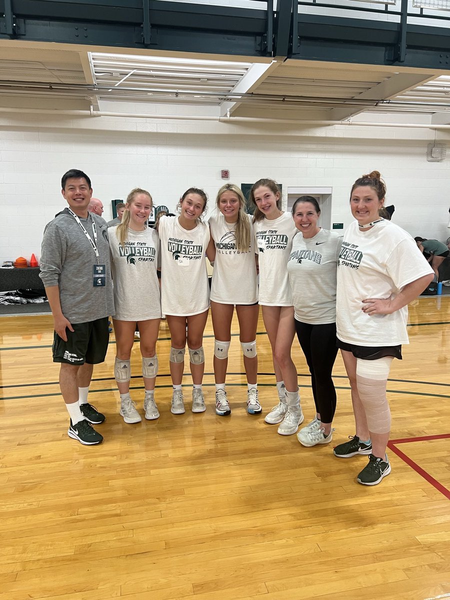 CalliLefevre's tweet photo. Thank you @MSU_Volleyball and @JakeBarreau for an amazing camp experience! Coaches, players and instruction were all top notch! https://t.co/UC23wdQ5Yh