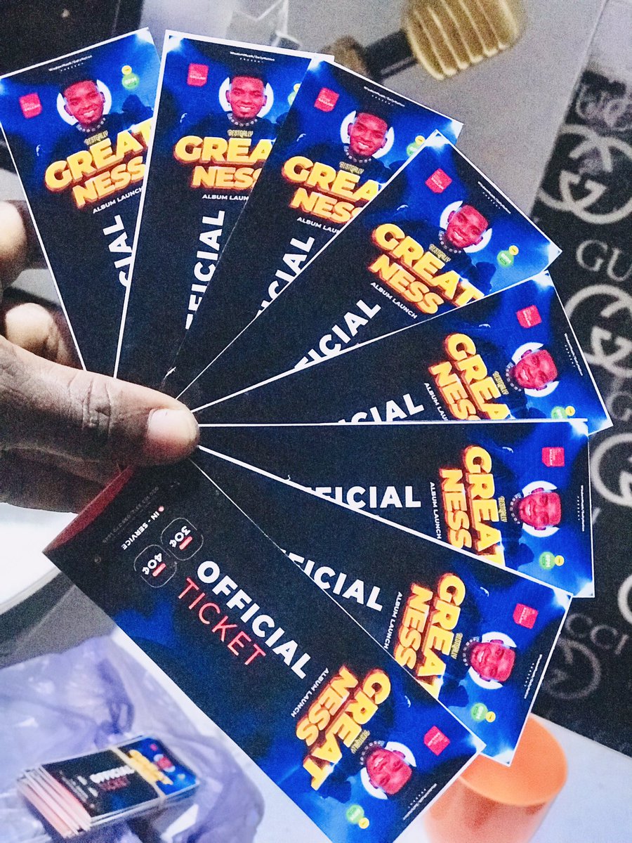 BestGally's tweet photo. Greatness album Tickets available now….
Call 0201653312 for yours 🤙 https://t.co/4Z4gQR0VzH