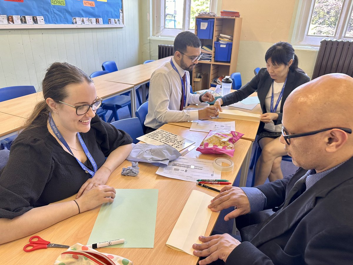 AminaAhmed25's tweet image. Leading a session with PGCE students on Mixed Attainment teaching @TheRoyalSchool #teaching&learning #mixedattainment
