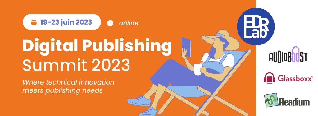 The event 2023 starts next week! If you haven't registered yet, now is the time to secure your spot. edrlab.org/events/digital… #dpub #reading #publishing #ebook