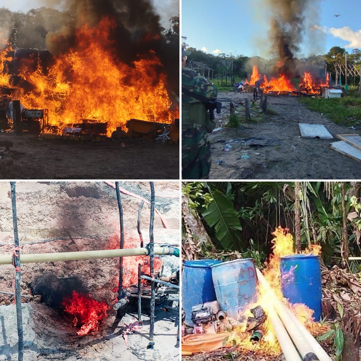 La práctica de la minería en parques nacionales es ilegal en Venezuela, pues las leyes de este país y su Constitución Bolivariana la prohiben expresamente. 
La minería no solo destruye los suelos y contamina el agua, sino también amenaza la biodiversidad de esta área protegida de