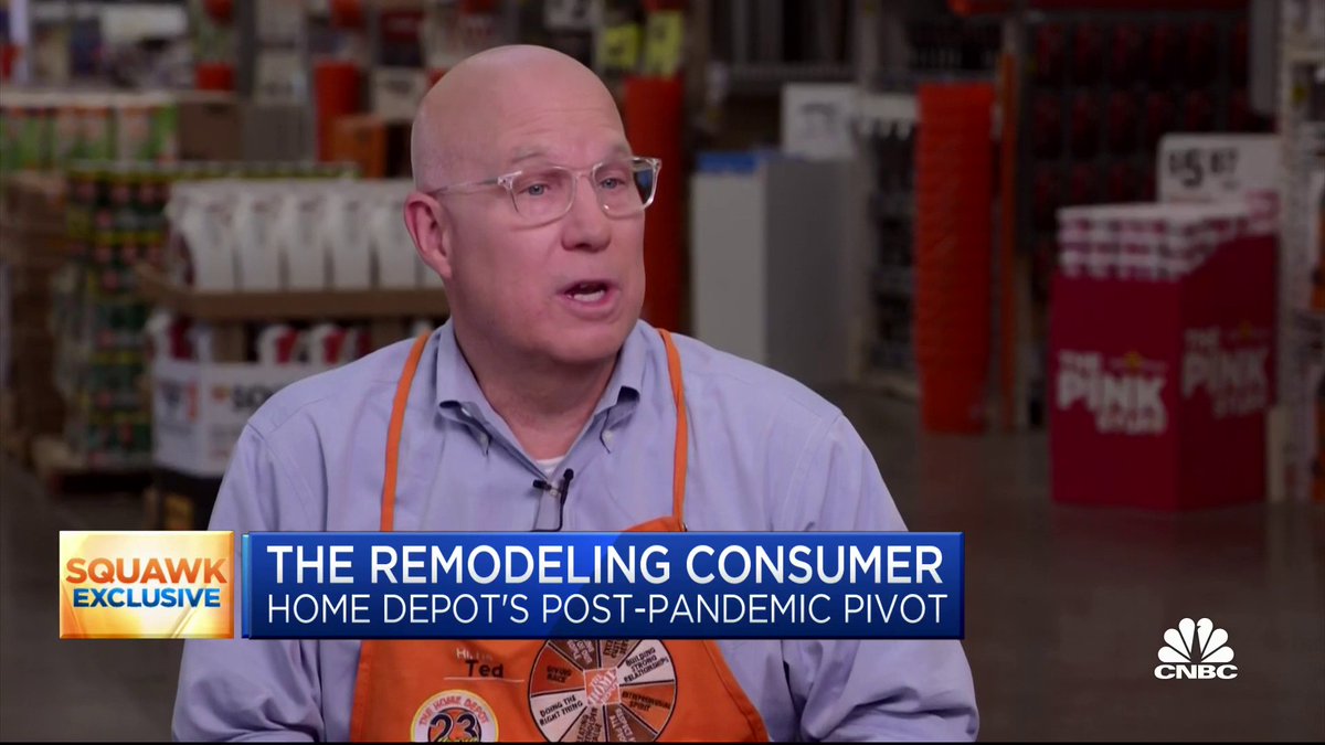 CNBC on Twitter "Home Depot CEO Ted Decker joins CNBC’s BeckyQuick to
