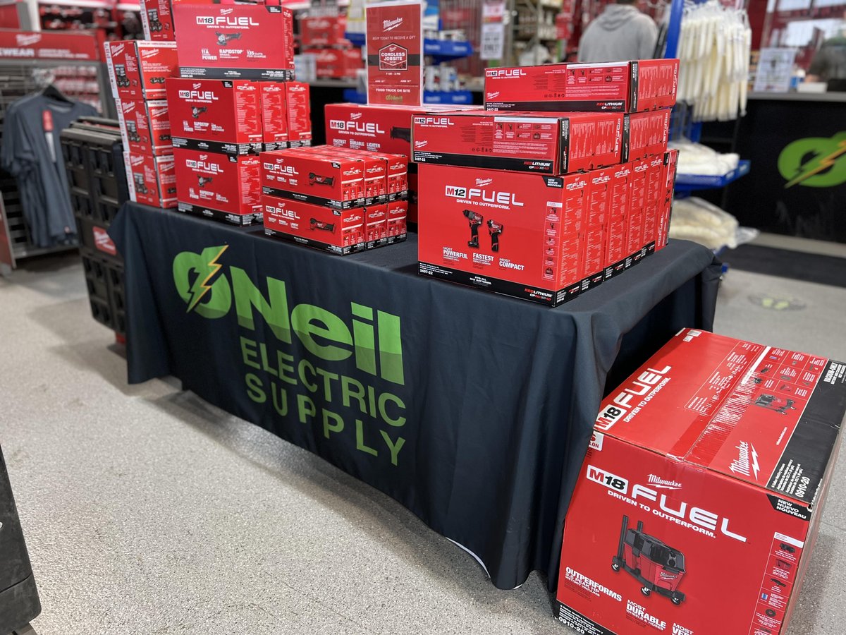 We’re ready for you Hurry to our #Scarborough location for our MASSIVE @MilwaukeeTool #sale #tools #event #free #promo #deals #discount #foodtruck #electrical #lighting #construction #wholesale #toronto #woodbridge #vaughan #cambridge #kitchener #waterloo #oneil #oneilelectric