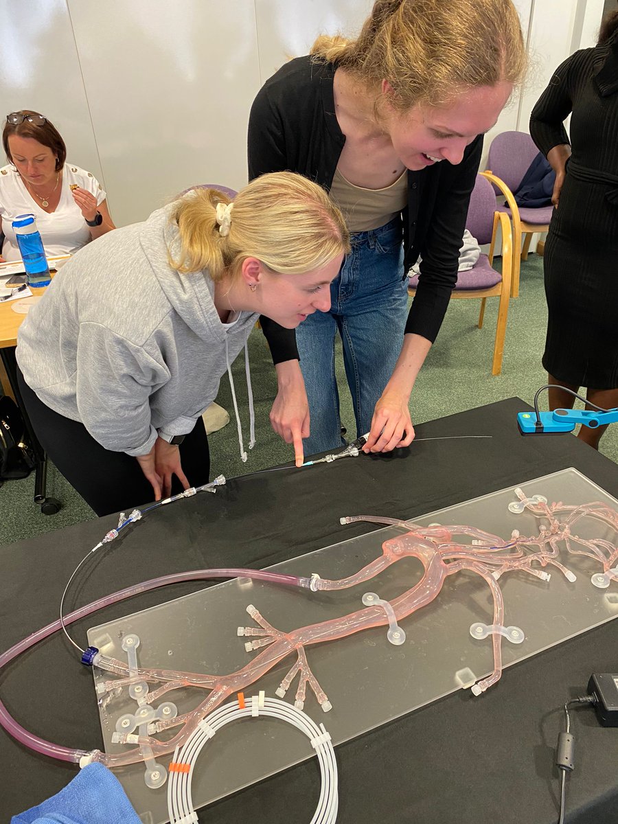 Sub arachnoid study day attended by some of our team - a really interesting two days. The photos show a practical session looking at an aneurysm coiling following teaching from the medical team about SAH treatment. 
#braininjuryrehab