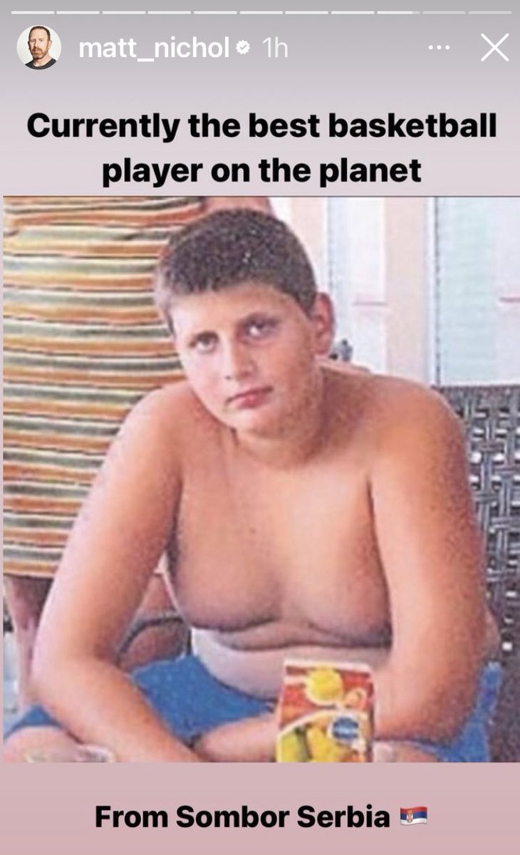 mboyle1959's tweet photo. The worlds greatest basketball player. If you ever thought about cutting a big, chubby kid , you might want to reconsider. Thanks @M_Nichol for the picture. https://t.co/Up773O7Tyl