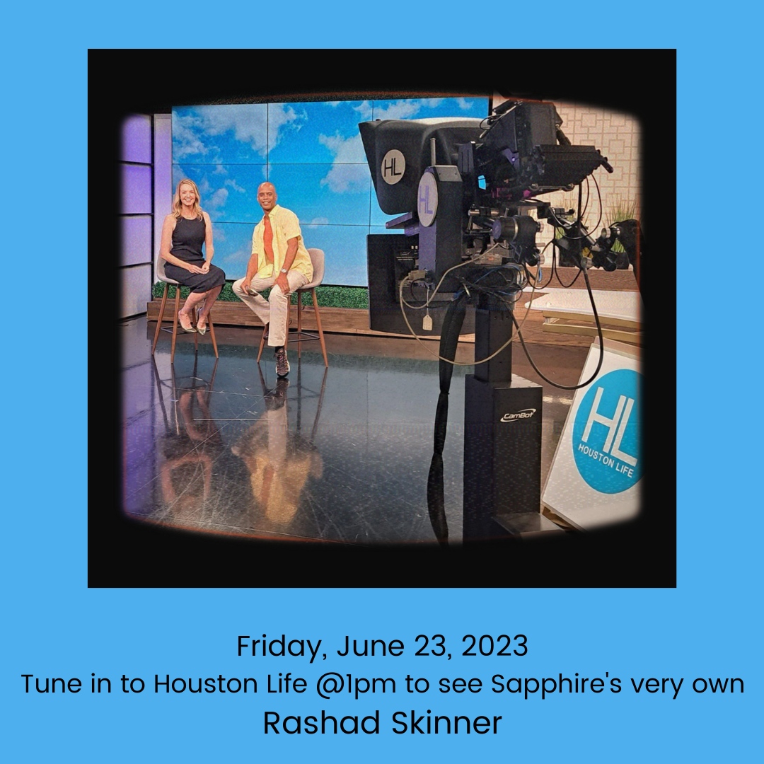 Rashad Skinner will be on Houston Life offering a free service during the broadcast. Be sure to tune in!
⁠
@HoustonLifeTv⁠
⁠
#thatshelpful #sapphiretherapy #sapphiretx #houston #texas #houstontx #therapy #mentalhealth #houstonlifetv #houstonlife #tv #television #imontv