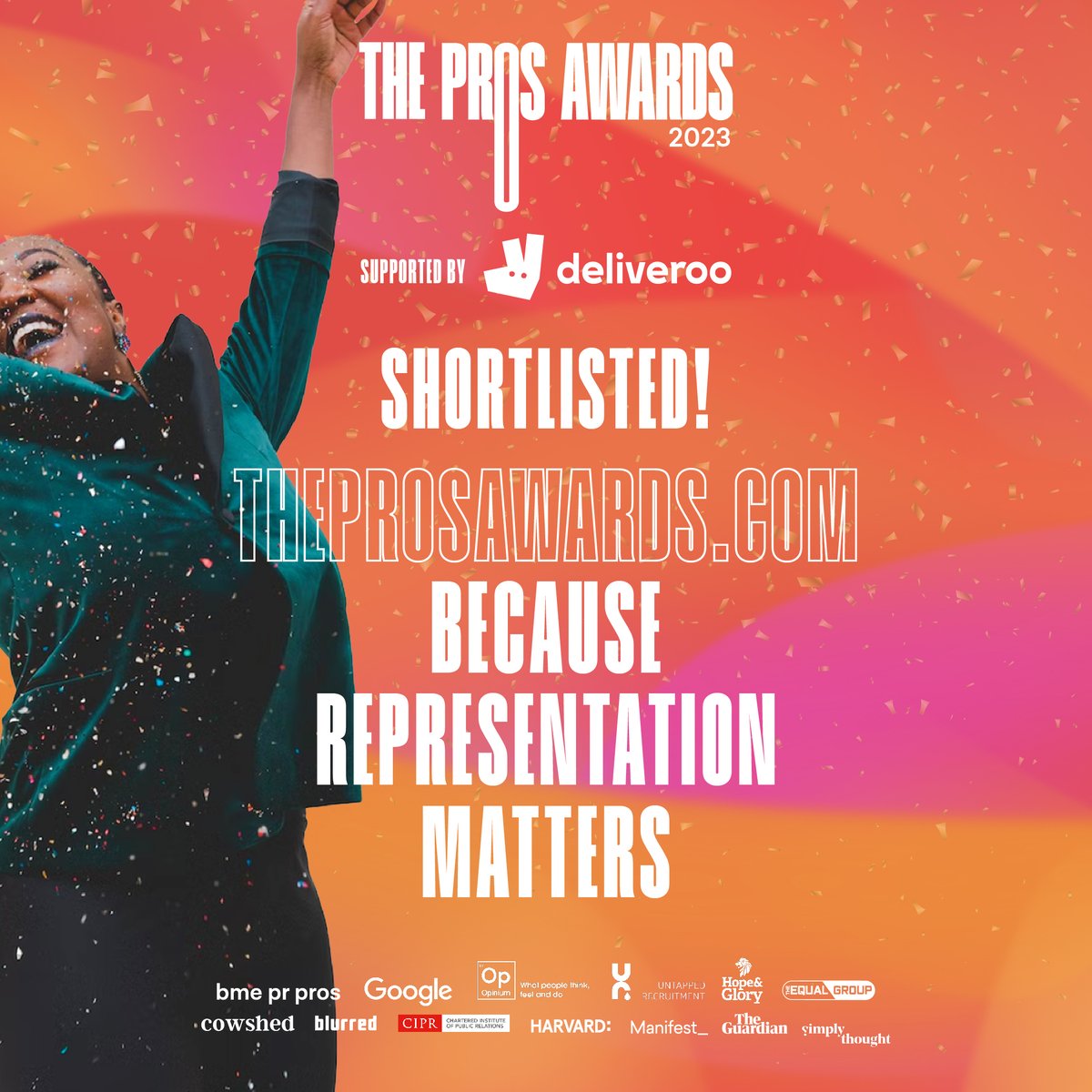 We got some brilliant news that three of our talented colleagues have been were shortlisted for three different categories for the Pros Awards:
Ben R - Agency leader of the year 🎉
Efe O - Creator of the year 🥂
Amandeep T - Rising star ⭐
#bmepropros #leadership #awards