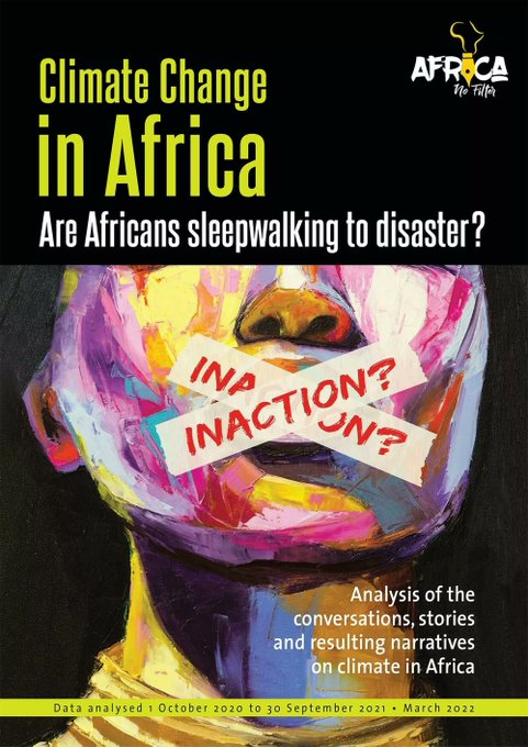 Are Africans sleepwalking to disaster?
Check out this report on how we can change Africa's climate narrative to reflect a people who are actively engaged in combating #ClimateAction.  
africanofilter.org/our-research/c…
#ClimateEmergency 
#ClimateActionNow