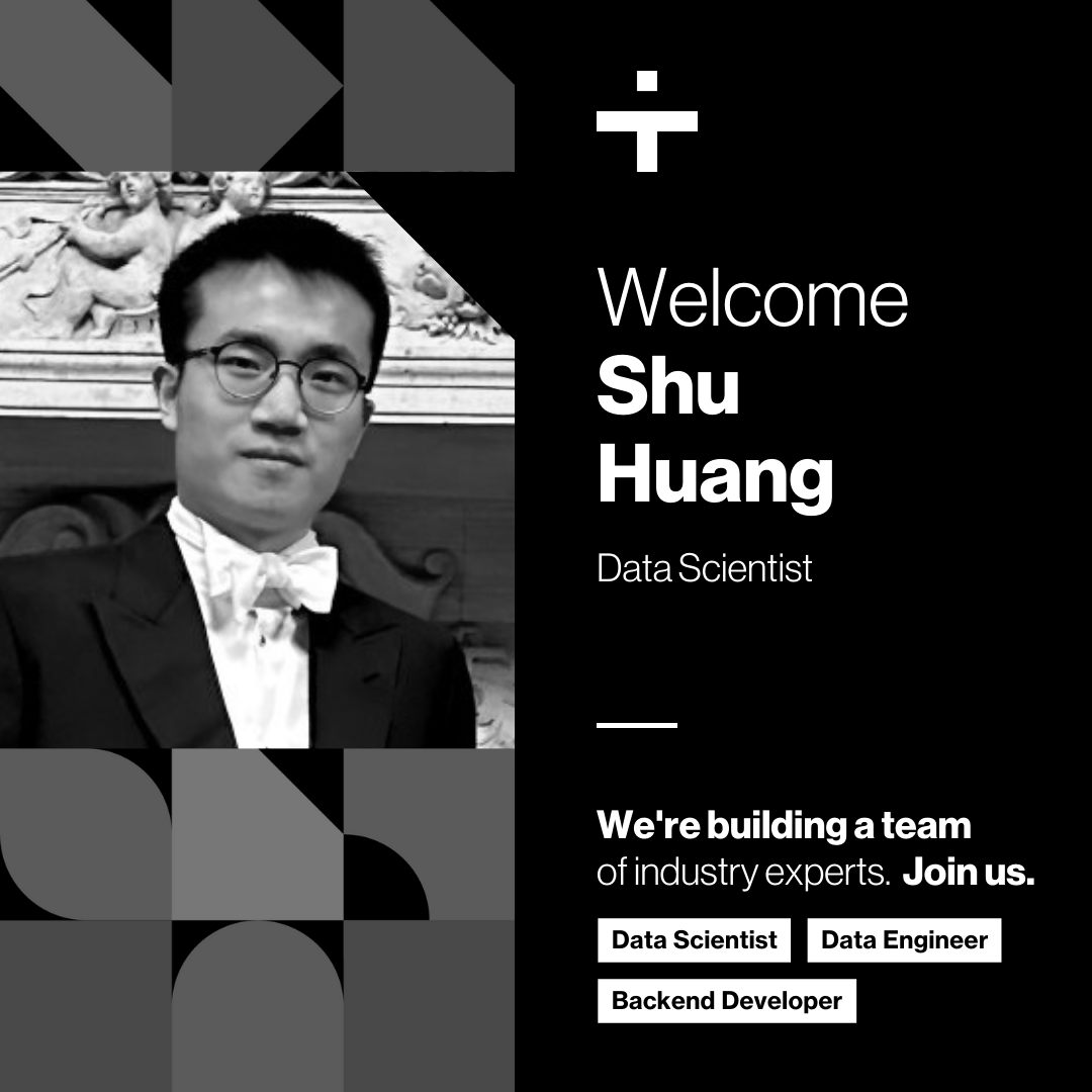 Travtuspage's tweet photo. We are thrilled to welcome Shu Huang, to our Data Science team! Shu brings a wealth of experience and perspective in natural langauge research and will no doubt be a great asset to our team. Welcome to Travtus.
We’re building a team of industry experts. Join us.
#DataScientist https://t.co/0eyCv759wN