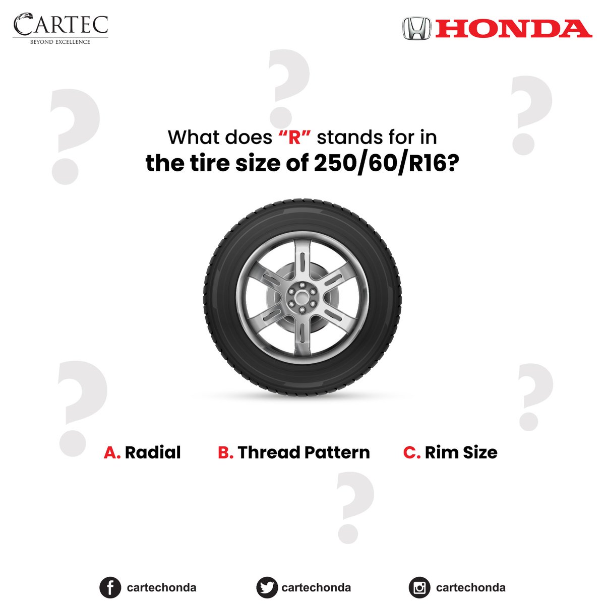 𝐐𝐮𝐢𝐳 𝐓𝐢𝐦𝐞!!
Test your car knowledge with this little riddle.

#CartecHonda #ConceptGroup #BeyondExcellence #HondaCarDealer #Honda #Hondalndia #QuizTime #quizcompetition #GuessTheCar #quiz #ExcitingPrizes