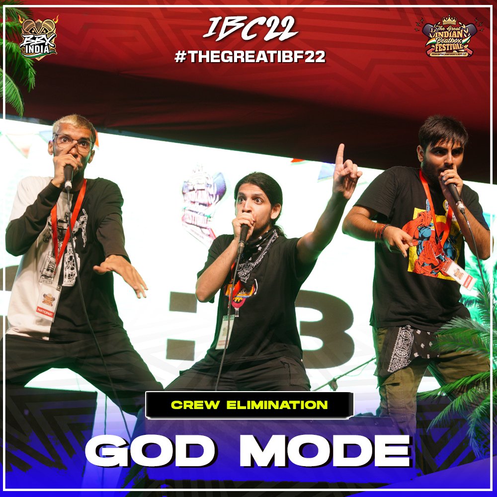 GOD MODE | Crew Elimination | Indian Beatbox Championship 2022 #IBC2022 #TheGreatIBF22

Join the YouTube Premiere on BBXINDIA - Beatbox India at 8:00 pm IST👇🏻 
youtube.com/@bbxindiaoffic…

#BeatboxIndia #WeSpeakMusic #Beatbox