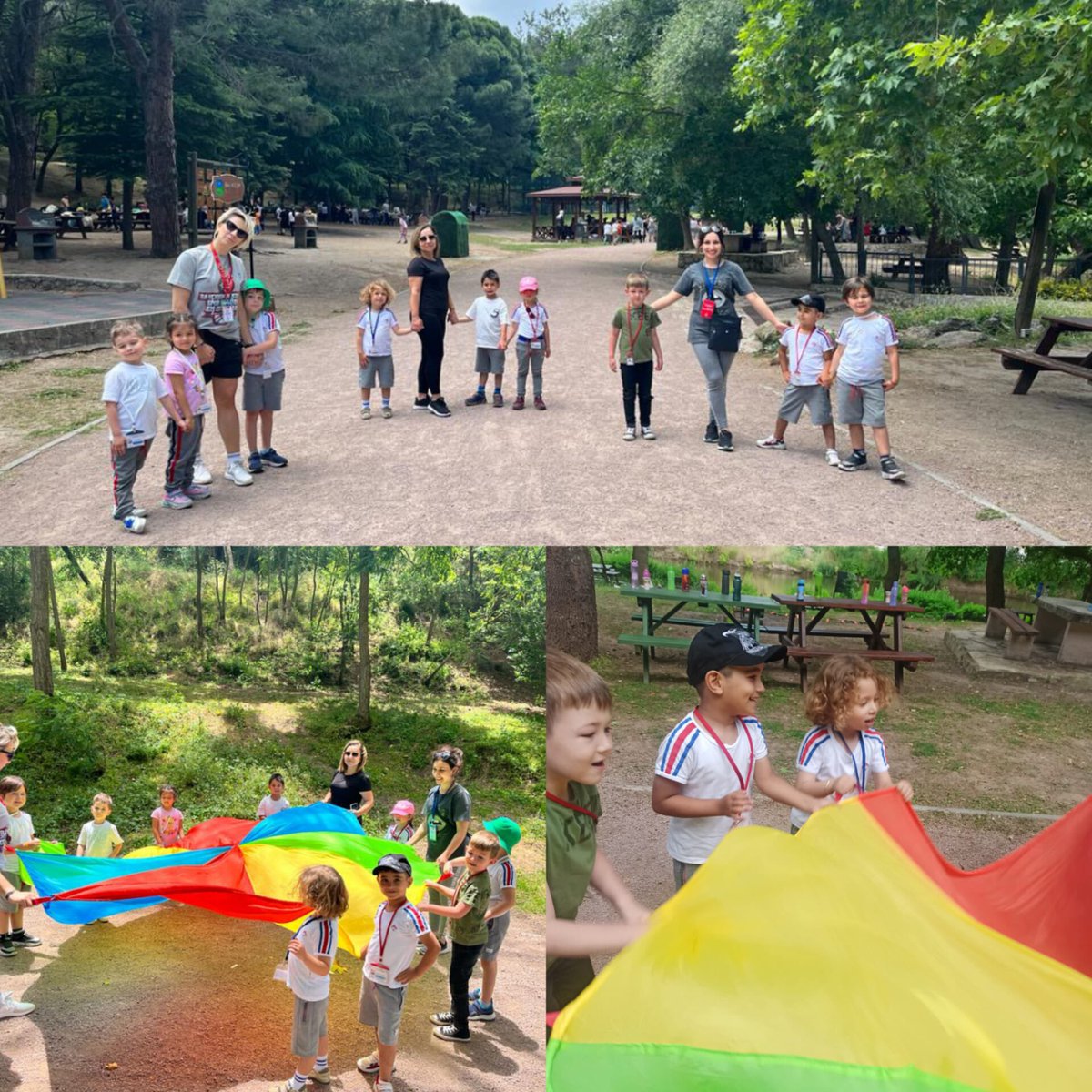 Anaokulu 4 ve 5 yaş öğrencilerimiz ile birlikte Değirmen Boğazı Tabiat parkına giderek piknik yaptık. Çocuk parkında eğlendik, top  oynadık, doğa yürüyüşü yaptık. Keyifli ve eğlenceli vakit geçirerek gezimizi tamamladık🌳🦢
<a href="/BuketAdiguler/">Buket ADIGÜLER</a> <a href="/tugbaozdinc/">Tuğba Özdinç Kater</a>