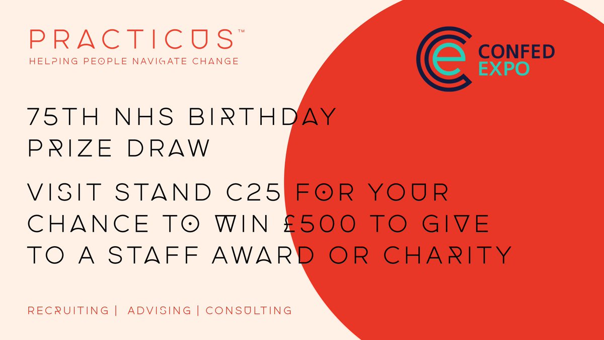 Practicus (@practicusltd) on Twitter photo ๐๏ธ Calling all #NHSConfedExpo delegates! ๐๏ธ
In honour of NHS 75th birthday, we're giving back. Visit Practicus at ๐บ๐๐๐๐
๐ช25. Meet our fantastic team & enter into our ๐๐ซ๐ข๐ณ๐ ๐๐ซ๐๐ฐ to win ยฃ500 towards a ๐๐ญ๐๐๐ ๐๐ฐ๐๐ซ๐ or a ๐๐๐๐ฅ๐ญ๐ก๐๐๐ซ๐ ๐๐ก๐๐ซ๐ข๐ญ๐ฒ. ๐๏ธ Calling all #NHSConfedExpo delegates! ๐๏ธ
In honour of NHS 75th birthday, we're giving back. Visit Practicus at ๐บ๐๐๐๐
๐ช25. Meet our fantastic team & enter into our ๐๐ซ๐ข๐ณ๐ ๐๐ซ๐๐ฐ to win ยฃ500 towards a ๐๐ญ๐๐๐ ๐๐ฐ๐๐ซ๐ or a ๐๐๐๐ฅ๐ญ๐ก๐๐๐ซ๐ ๐๐ก๐๐ซ๐ข๐ญ๐ฒ.