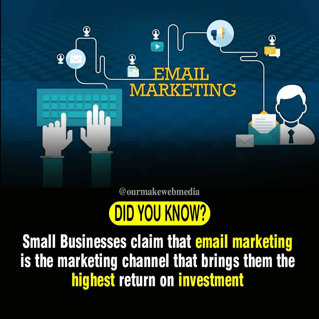 We give the best reason why Digital Marketing can help you

#EmailMarketing #EmailMarketingFacts #EmailMarketingTips #BusinessSolutions #BusinessKnowledge #FactsAboutBusiness#BrandingGrowth #BrandingSuccess #BusinessHub #Competitors #Viral #Trending #OurMakeWebMedia