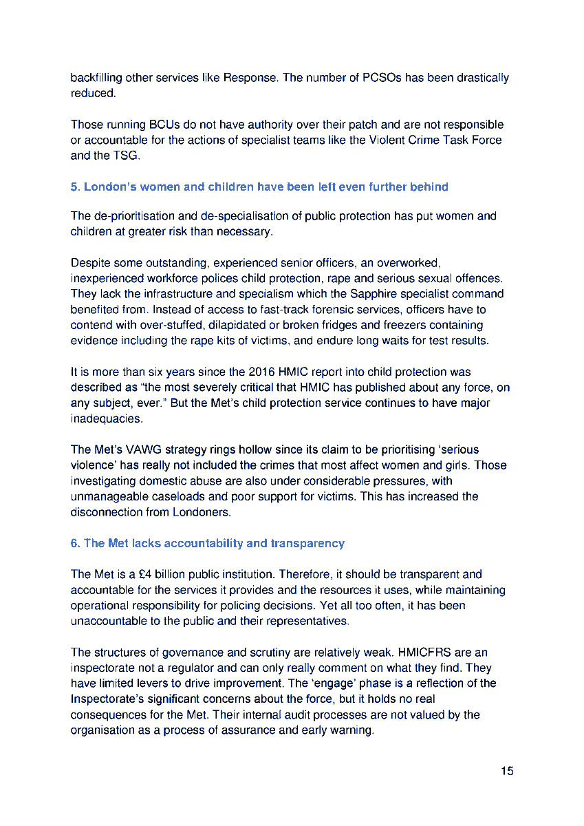 "Those investigating domestic abuse are also under considerable pressures, with unmanageable caseloads and poor support for victims." #CaseyReview #accountability <a href="/MetPoliceUK/">Metropolitan Police</a>
bit.ly/casey-review-2…
