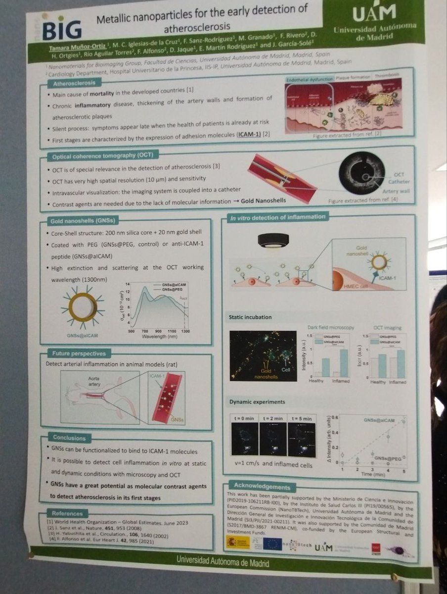 Yesterday our students @nano_Tamara and Gabriel participated with wonderful posters in the PhD week 2023. @EDoctorado_UAM