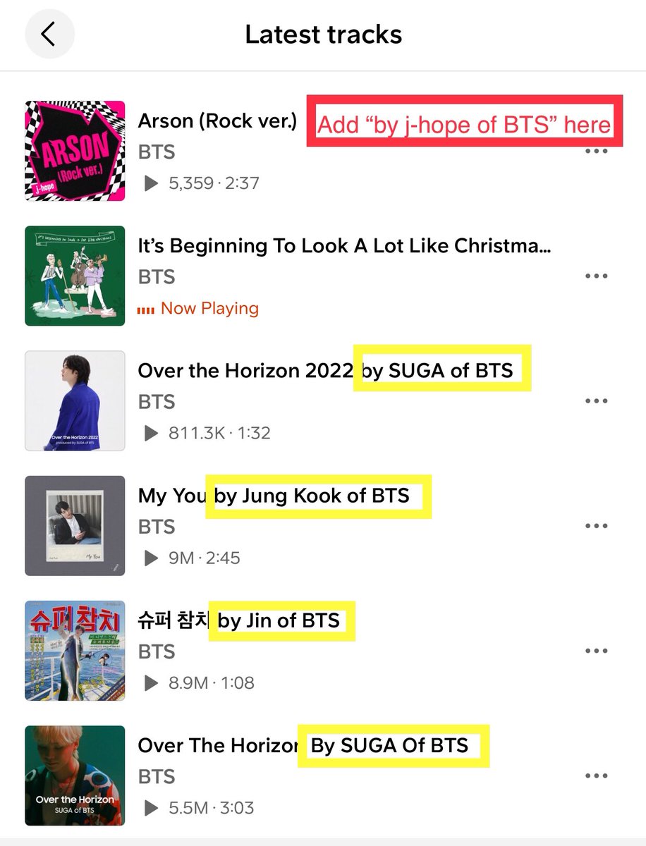@bts_bighit @bts_bighit Please add “by j-hope of BTS” to #Arson on SoundCloud as you usually do, so people will know that Arson is j-hope’s song. 
#jhope #jhope_Arson