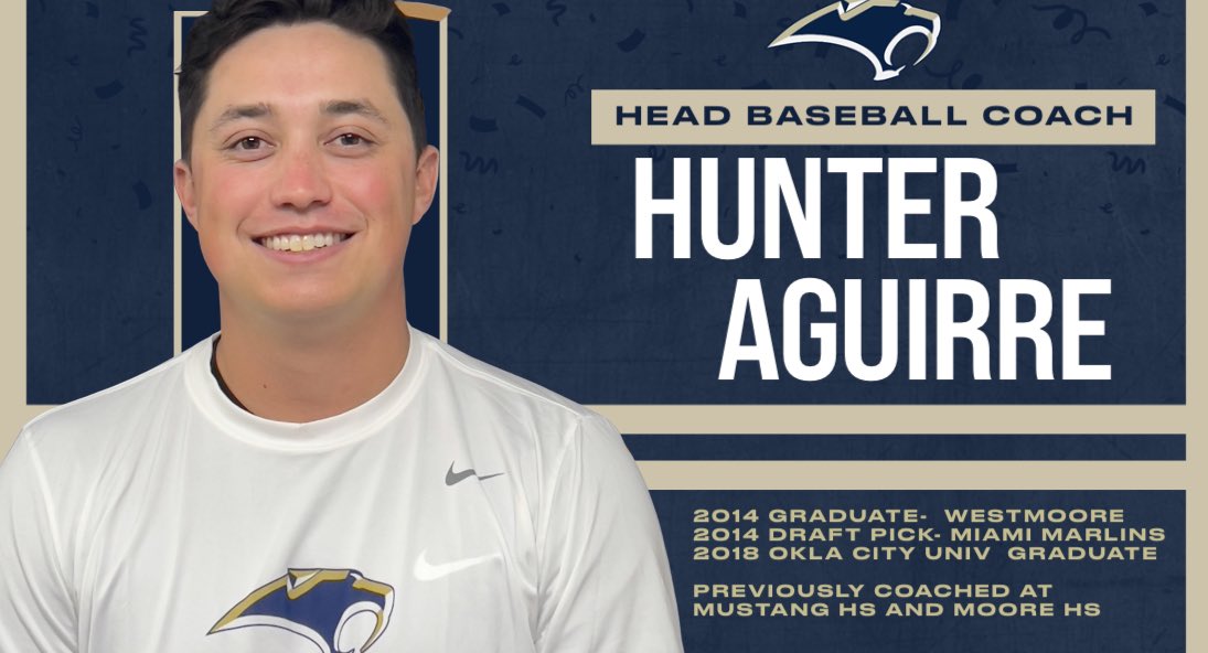 Sabercat Athletics (@sabercatsports) on Twitter photo Southmoore Athletics is proud to welcome Hunter Aguirre as our Head Baseball Coach. Hunter is a product of <a href="/MoorePublicSch/">Moore Public Schools</a> and we’re excited to welcome Hunter and fiancée Gracie to the Sabercat family!!! <a href="/SouthmooreHS/">Southmoore HS</a> <a href="/Moore_Monthly/">Moore Monthly</a> Southmoore Athletics is proud to welcome Hunter Aguirre as our Head Baseball Coach. Hunter is a product of <a href="/MoorePublicSch/">Moore Public Schools</a> and we’re excited to welcome Hunter and fiancée Gracie to the Sabercat family!!! <a href="/SouthmooreHS/">Southmoore HS</a> <a href="/Moore_Monthly/">Moore Monthly</a>