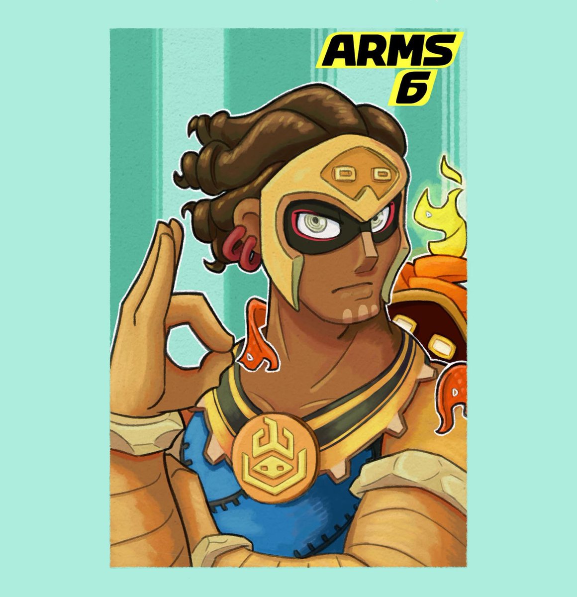 NMZuka's tweet photo. #ARMSiversary #Misango #ARMSNice
#NintendoARMS #ARM6 https://t.co/ZnrsL0glHE