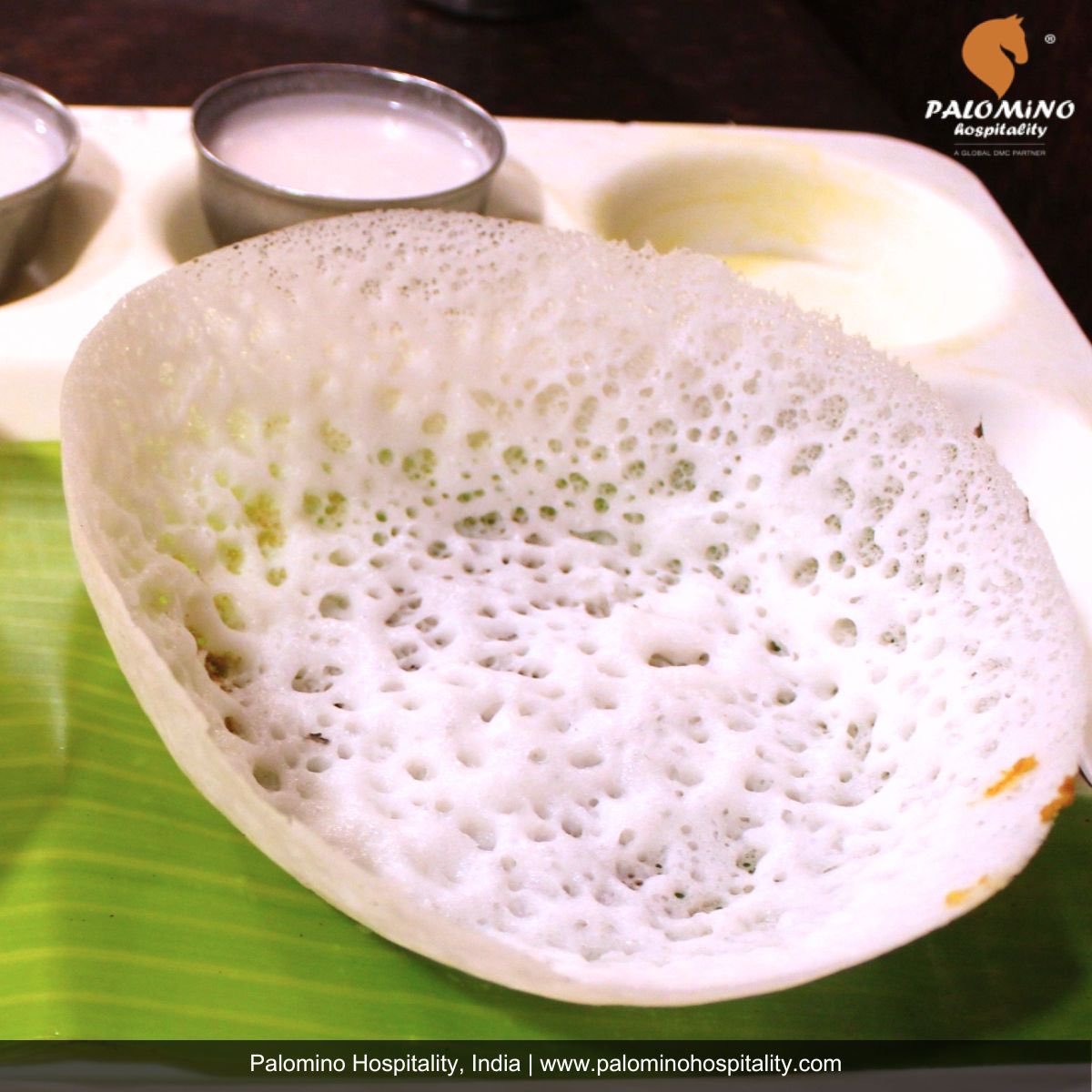 LimitedPalomino's tweet image. Appam is a traditional dish from Kerala which is typically consumed for breakfast or dinner. It is a bowl-shaped pancake made from batter of rice flour and coconut milk.
#appam #traditionalfood #kerala #cuisine #incredibleindia #mice #micetravel #dmc #palominohospitality