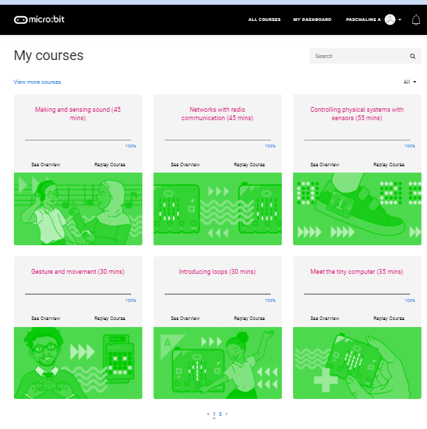 Pct_unplugged's tweet image. Completed all Microbit courses on microbit.thinkific.com. It was a great learning experience,. I learned some new blocks like Loud, radio receivers, and radio groups. Ready to teach my students amazing projects this term. #Microbit #PhysicalComputing . Thank you @microbit_edu