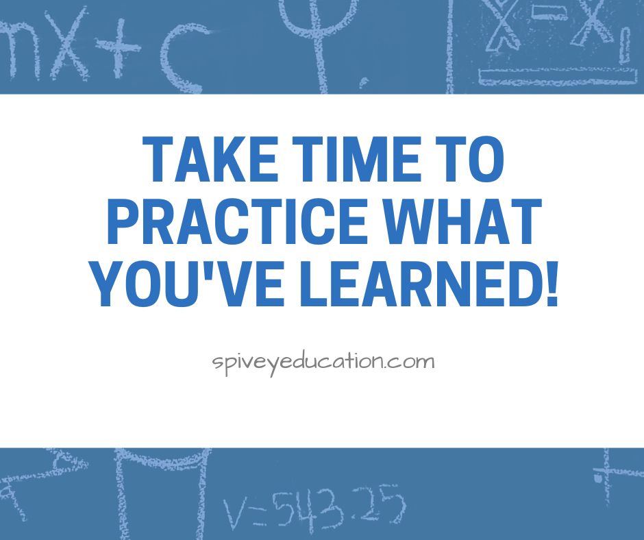 The best way to retain information is to practice and review! Our tutors can help you! #spiveyeducation #onlinetutoring #tutoring #math #science #english #history #teaching #education #tutoringservices #privatetutoring #mathtutoring #tutoringworks #englishtutoring #sciencetutor